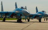 Su-27 Ukraine bị Nga bắn cháy ngay thời điểm ông Zelensky thăm chiến tuyến miền Đông