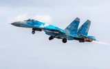 Su-27 Ukraine bị Nga bắn cháy ngay thời điểm ông Zelensky thăm chiến tuyến miền Đông