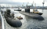 Tàu ngầm Kilo 636.3 Nga được huy động lượn quanh đảo Rắn của Ukraine