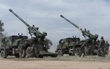 Ukraine sử dụng pháo tự hành CAESAR bắn vào Donestk, nhưng đạn không phát nổ
