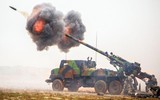 Ukraine sử dụng pháo tự hành CAESAR bắn vào Donestk, nhưng đạn không phát nổ