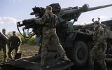 Ukraine sử dụng pháo tự hành CAESAR bắn vào Donestk, nhưng đạn không phát nổ