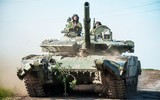 Đoàn chiến tăng T-80BVM Ukraine thu được của Nga được tung vào tham chiến