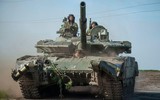 Đoàn chiến tăng T-80BVM Ukraine thu được của Nga được tung vào tham chiến
