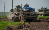 Đoàn chiến tăng T-80BVM Ukraine thu được của Nga được tung vào tham chiến