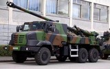 Ngay sau khi tới Kiev, Tổng thống Pháp liền tăng viện thêm pháo tự hành CAESAR cho Ukraine