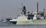 Khinh hạm Buyan-M mang tên lửa Kalibr Nga bị pháo phản lực BM-21 Ukraine bắn trọng thương?