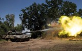 Thất thế trước Nga tại Donbass, Ukraine đã dùng xe tăng T-64BV như một khẩu pháo