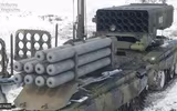 Nga đăng video 'hỏa thần nhiệt áp' TOS-1A 'thiêu rụi' mục tiêu của quân đội Ukraine