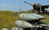 Siêu pháo 2A36 Giatsint-B có thể bắn đạn hạt nhân được Ukraine tăng cường tới Donbass