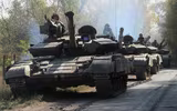 Nổ kho đạn, xe tăng T-80BV bị phá hủy hoàn toàn tại chiến trường Ukraine