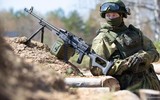 Lính Nga dùng súng máy PKM bắn nổ xe phóng tên lửa S-300 Ukraine