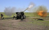 Siêu pháo 2S7 bằng một phát bắn đã phá hủy 4 khẩu đội pháo đối phương tại Ukraine