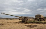Siêu pháo 2S7 bằng một phát bắn đã phá hủy 4 khẩu đội pháo đối phương tại Ukraine