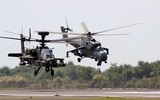 Trực thăng AH-64 Apache bắt chước động tác khó của Ka-52 Nga và... rơi xuống hồ