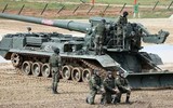 Siêu pháo 2S7 bằng một phát bắn đã phá hủy 4 khẩu đội pháo đối phương tại Ukraine