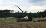 Siêu pháo 2S7 bằng một phát bắn đã phá hủy 4 khẩu đội pháo đối phương tại Ukraine
