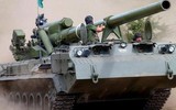 Siêu pháo 2S7 bằng một phát bắn đã phá hủy 4 khẩu đội pháo đối phương tại Ukraine