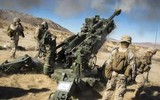 Phe ly khai Ukraine trưng bày ‘chiến lợi phẩm’ lựu pháo M777 Mỹ