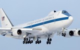 'Máy bay ngày tận thế' E-4B Mỹ bất ngờ xuất hiện trên Địa Trung Hải