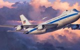 'Máy bay ngày tận thế' E-4B Mỹ bất ngờ xuất hiện trên Địa Trung Hải