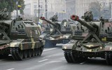 Pháo tự hành 2S19 Msta-S Nga bị tập kích nổ tung cùng kho đạn tại Ukraine