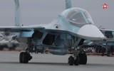 Nga đăng video tiêm kích bom Su-34 phóng tên lửa Kh-29 tấn công kho đạn Ukraine