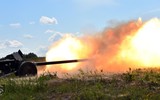 Pháo chống tăng MT-12 chính xác như súng bắn tỉa thị uy trên chiến trường Ukraine