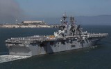Tàu đổ bộ tấn công Mỹ triển khai tiêm kích tàng hình F-35B tiến sát Đài Loan