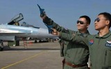 Chiến đấu cơ Su-35 áp chế điện tử F-16 tại eo biển Đài Loan?
