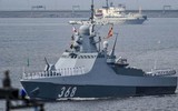 Chiến hạm tàng hình hơn 1.000 tấn Nga lại nghi bị Ukraine bắn