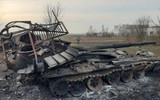 Lo sợ tên lửa Javelin Ukraine, 'siêu tăng' T-90M Nga được trang bị 'mũ sắt'