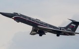 'Ngọc trai đen' Tu-134UBL Nga vừa bị phá hủy tại căn cứ quân sự ở Crimea?