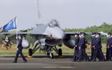 Đài Loan phô diễn tiêm kích tối tân F-16V mua từ Mỹ