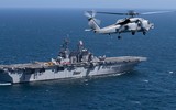  Siêu tàu đổ bộ tấn công Mỹ chất đầy tiêm kích tàng hình F-35B tiến vào Biển Đông