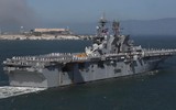  Siêu tàu đổ bộ tấn công Mỹ chất đầy tiêm kích tàng hình F-35B tiến vào Biển Đông