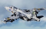 Su-25 Ukraine tung đòn không kích nhắm vào quân Nga trên chiến trường