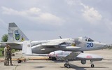Su-25 Ukraine tung đòn không kích nhắm vào quân Nga trên chiến trường