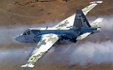 Su-25 Ukraine tung đòn không kích nhắm vào quân Nga trên chiến trường