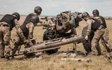 Vừa tiếp nhận, lính Ukraine đã sử dụng thành thạo pháo nhảy dù Mỹ nhắm bắn vào quân Nga