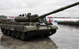 'Lão tướng' T-62M Nga đội 'mũ sắt' xung trận đối đầu xe tăng Ukraine tại Kherson