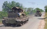 'Lão tướng' T-62M Nga đội 'mũ sắt' xung trận đối đầu xe tăng Ukraine tại Kherson