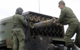 'Hỏa thần nhiệt áp' TOS-1A Nga tạo màn lửa ngăn quân Ukraine tại Kharkiv