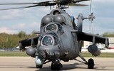 'Xe tăng bay' Mi-35M Nga tập kích đoàn xe thiết giáp Ukraine gần Izyum