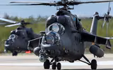 'Xe tăng bay' Mi-35M Nga tập kích đoàn xe thiết giáp Ukraine gần Izyum