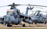 'Xe tăng bay' Mi-35M Nga tập kích đoàn xe thiết giáp Ukraine gần Izyum