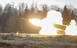 Uy lực kinh hoàng của siêu pháo phản lực M270 mạnh nhất NATO