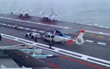 Tiêm kích hạm J-15 Trung Quốc bay áp sát chiến hạm Mỹ