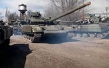 Toàn cảnh màn đối đầu xe tăng nghẹt thở giữa T-80BV Nga và T-64BV Ukraine