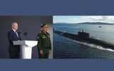 Tàu ngầm nguyên tử Belgorod mang ngư lôi hạt nhân bất ngờ xuất hiện ở Bắc Cực